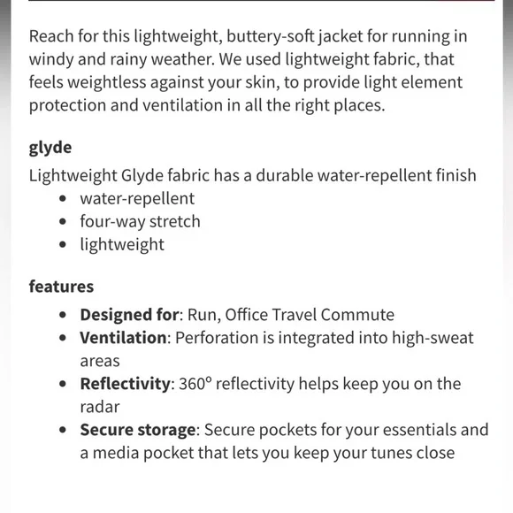 Lululemon  Running Jacket - Picture 2 of 4